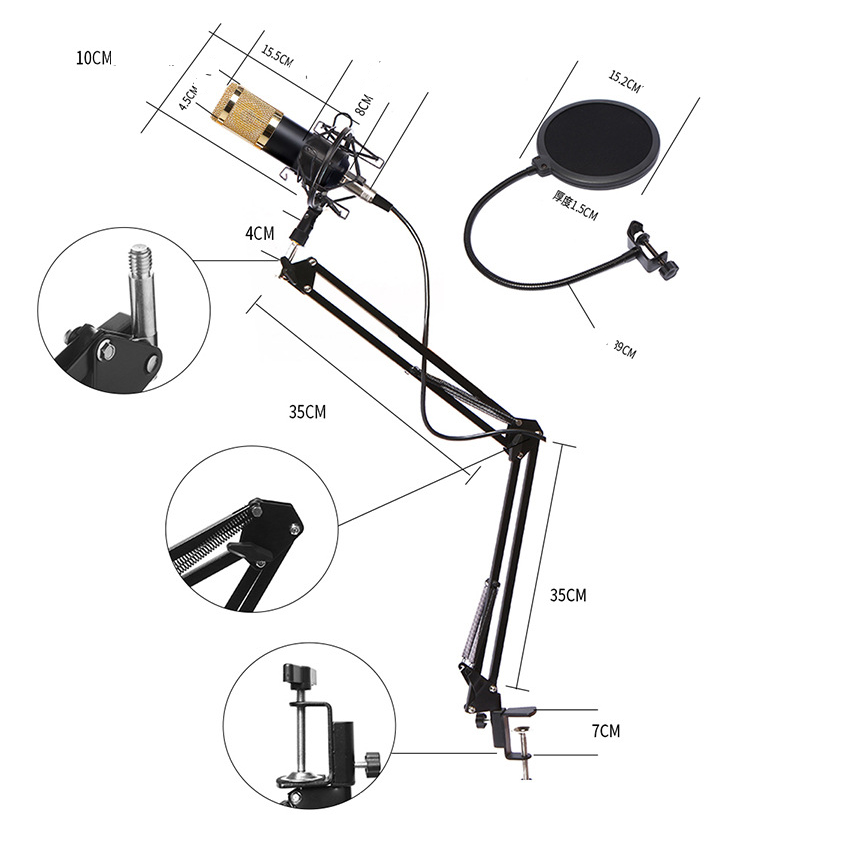 BM800 microphone set