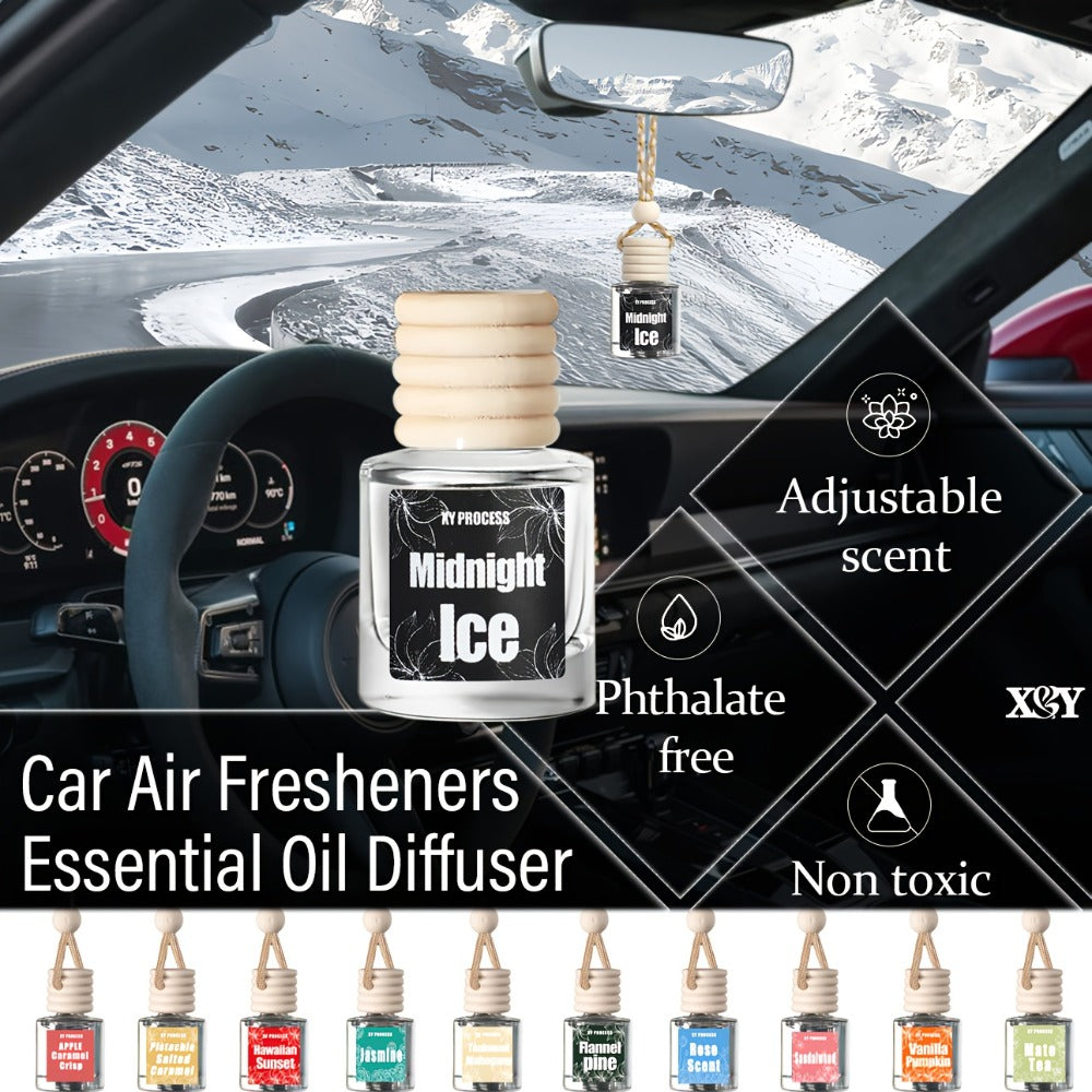 Car Air Freshener X&Y Four-Bottle Hanging Diffuser Gift Set with Eight available Style and Collection Options — image 10