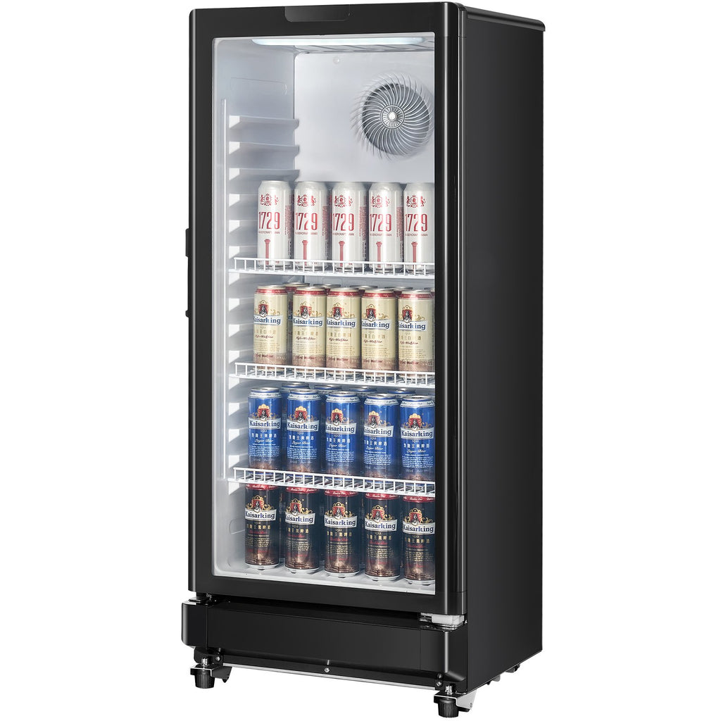 Commercial Merchandiser Refrigerator 5.7 CU.FT Glass Door Beverage Refrigerator