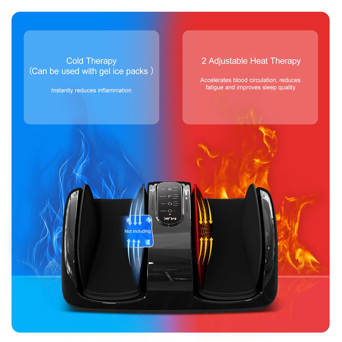 CJ Viral HB5006 Automatic Foot Massager With Heat Multi-Function Leg And Feet Massage Machine For Home Use