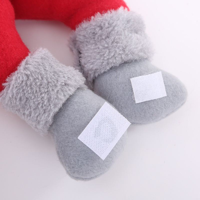 Christmas Curtain Buckle Tieback – Plush Holiday Holdback