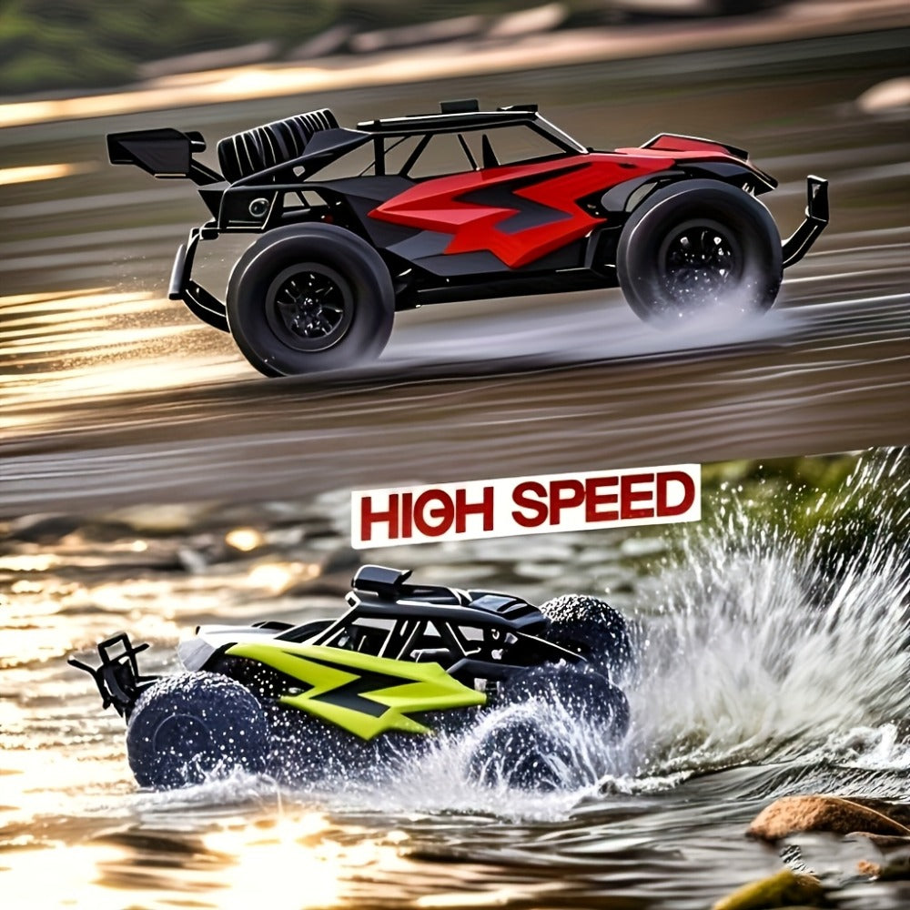 RC Off-Road Car with LED Lights for Kids Ages 6+, High Speed Remote Control Buggy Light-Up RC Truck for Boys & Girls — image 