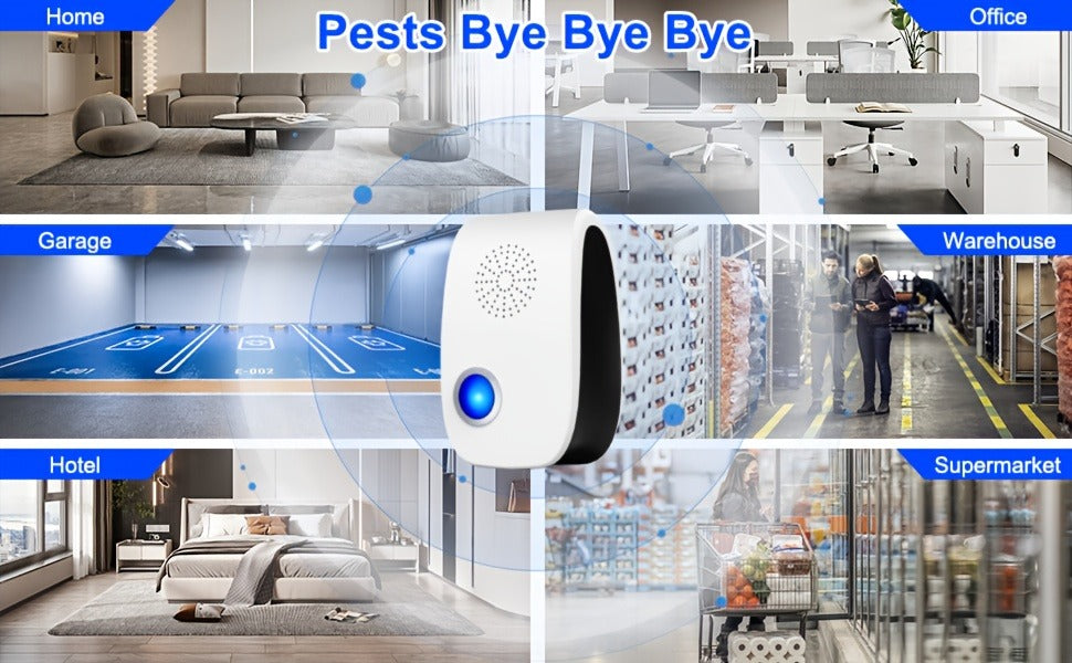 Ultrasonic Pest Repeller Plug-In 2025 Upgrade, Electronic Indoor Pest Control for Cockroaches, Mice — image 15