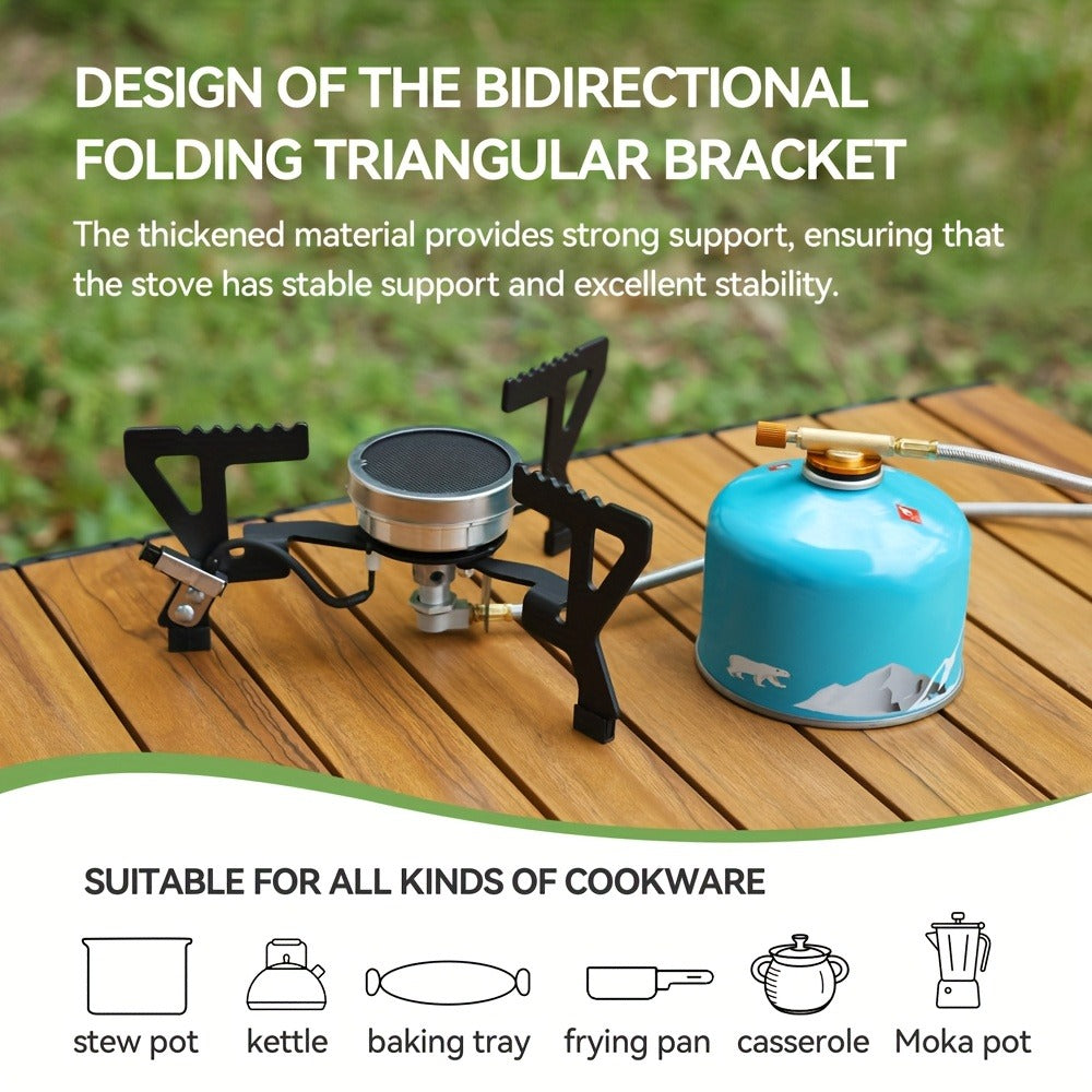 Infrared Camping Stove REDSUN FD1/FD3, 3.0kW Windproof Portable Gas Stove with Collapsible Stand & EVA Case — image 17