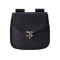Dragon Embossed Faux Leather Waist Bag, Medieval Viking Norse Style Belt Pouch, Coin Purse Hip Bag for Renaissance Faire — im