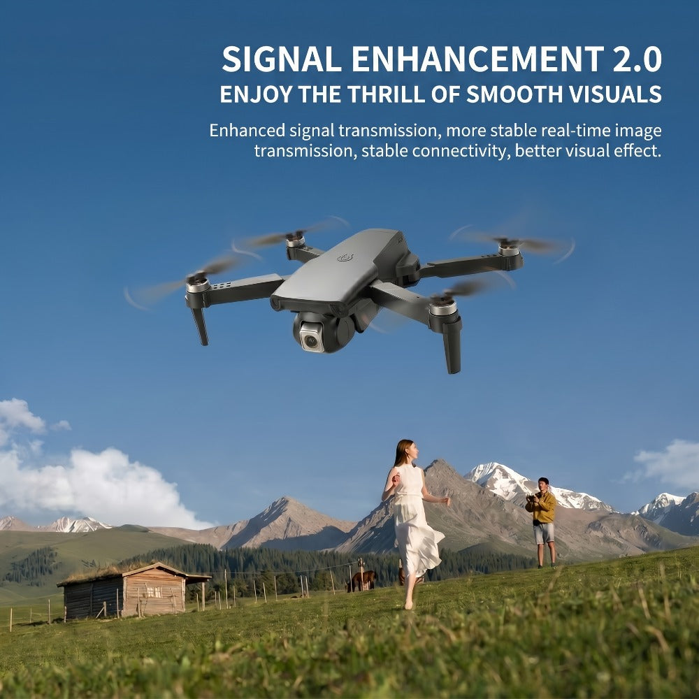 8K Brushless Motor Drone Obstacle Avoidance 2026 Upgraded Foldable Quadcopter 2 Batteries One-Button Return USB Charging Tool