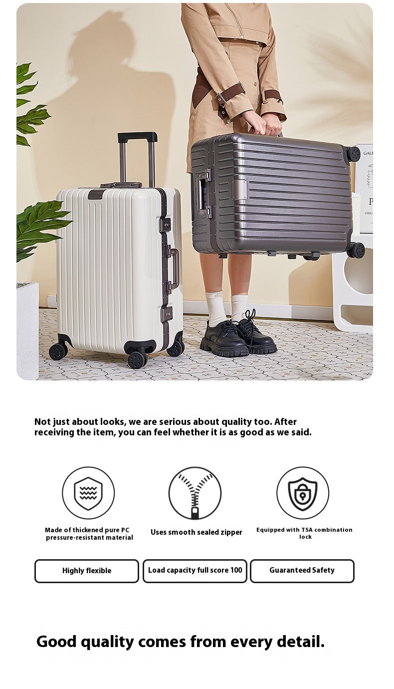 PC Travel Universal Wheel Multifunctional Large Capacity Luggage