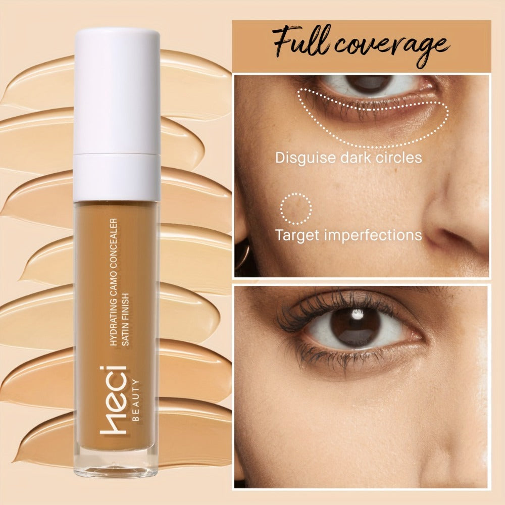 Liquid Concealer and Contour Stick Set 2 Pcs Buildable Coverage Pore Minimizing, for Makeup, Travel and Everyday Vanity Use —