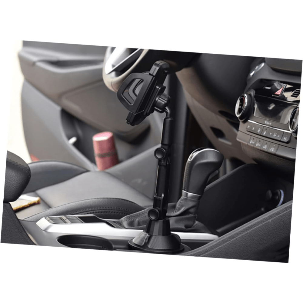 Cup-Holder Phone Mount with 360-Degree Adjustable Arm, Black Cradle and 8.7 cm Base Diameter — image 2
