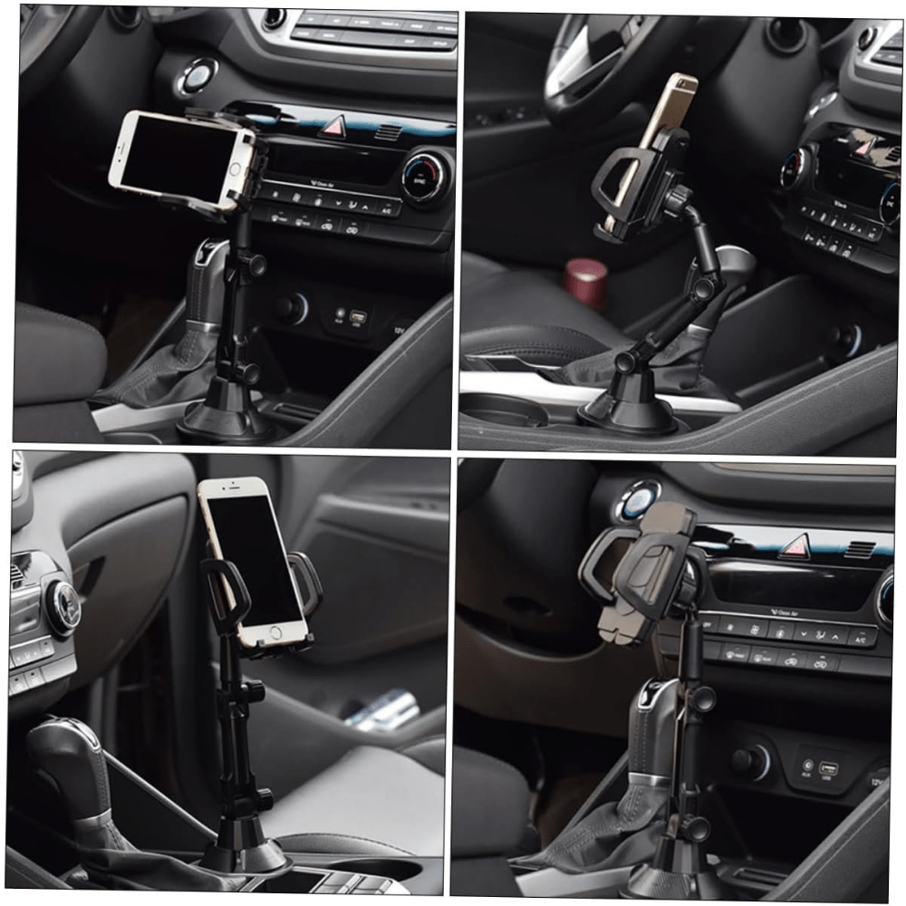 Cup-Holder Phone Mount with 360-Degree Adjustable Arm, Black Cradle and 8.7 cm Base Diameter — image 4