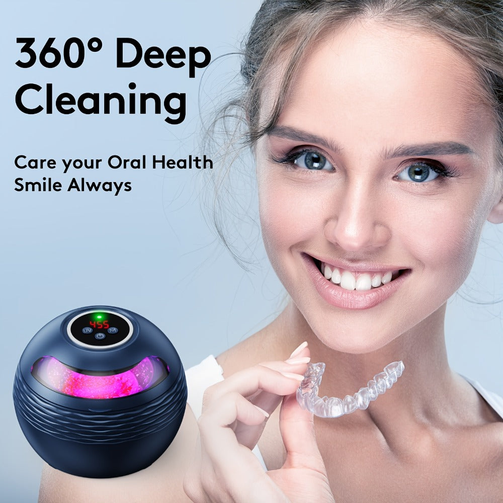 45 kHz Round Ultrasonic Cleaner with Four Timer Modes and Three Color Options for Small Items — image 13