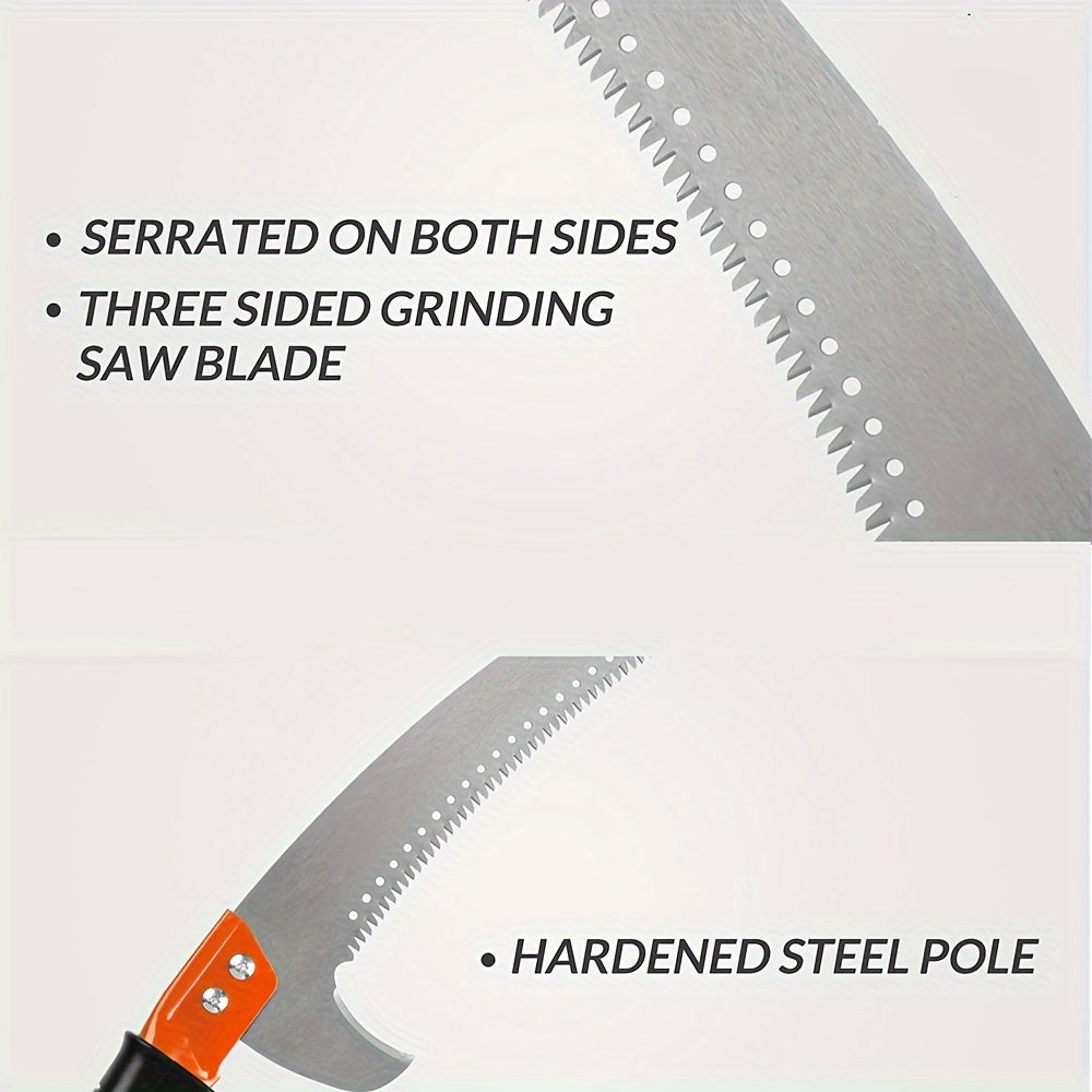 Pole Saw, Telescopic Pruning Saw Fruit Tree High Reach Garden Farm for Garden, Patio and Yard Use — image 10