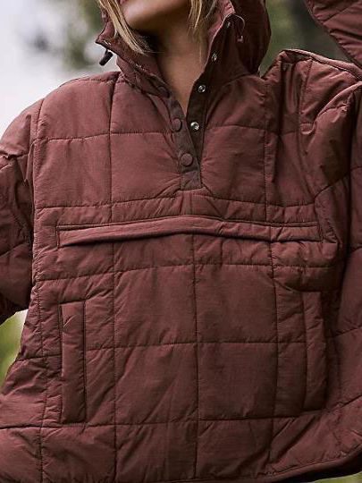 Hooded Cotton Coat Jacket Women