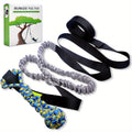Dog Toy Outdoor Hanging Bungee Tug with Adjustable 19.7-Foot Elastic Cord, Soft Loop and Chew Rope — image 1