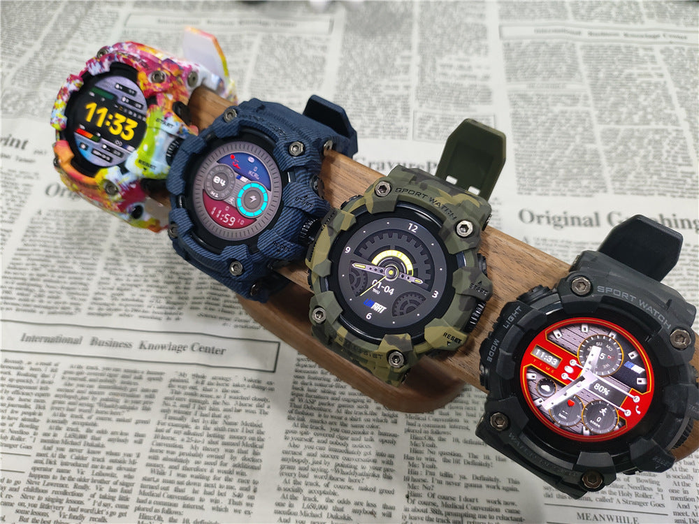 Outdoor Smartwatch With Bluetooth Calling Compass Flashlight And Sports Features