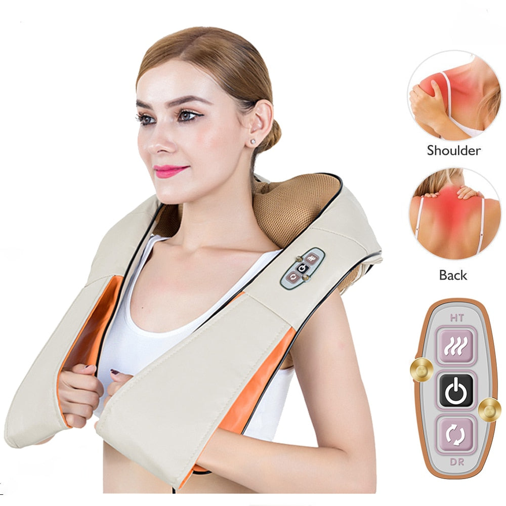 Neck Protection Kneading Heating Shoulder And Neck Massager