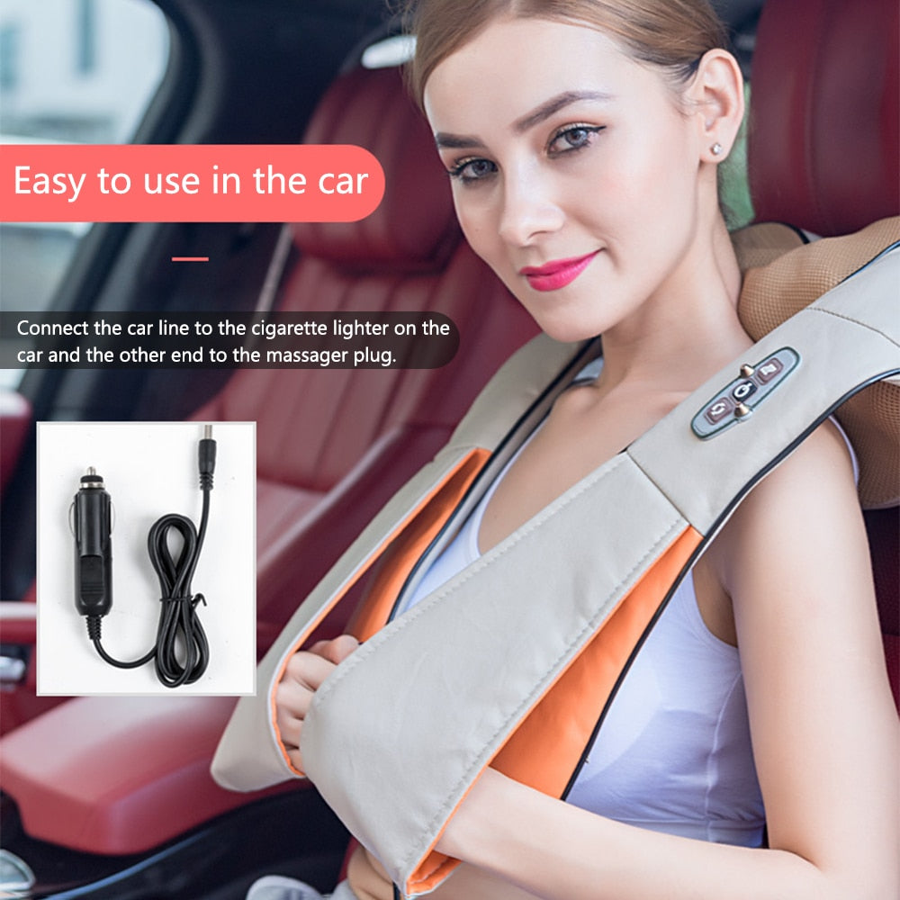 Neck Protection Kneading Heating Shoulder And Neck Massager