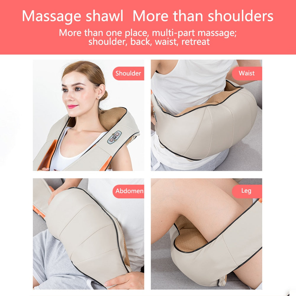 Neck Protection Kneading Heating Shoulder And Neck Massager