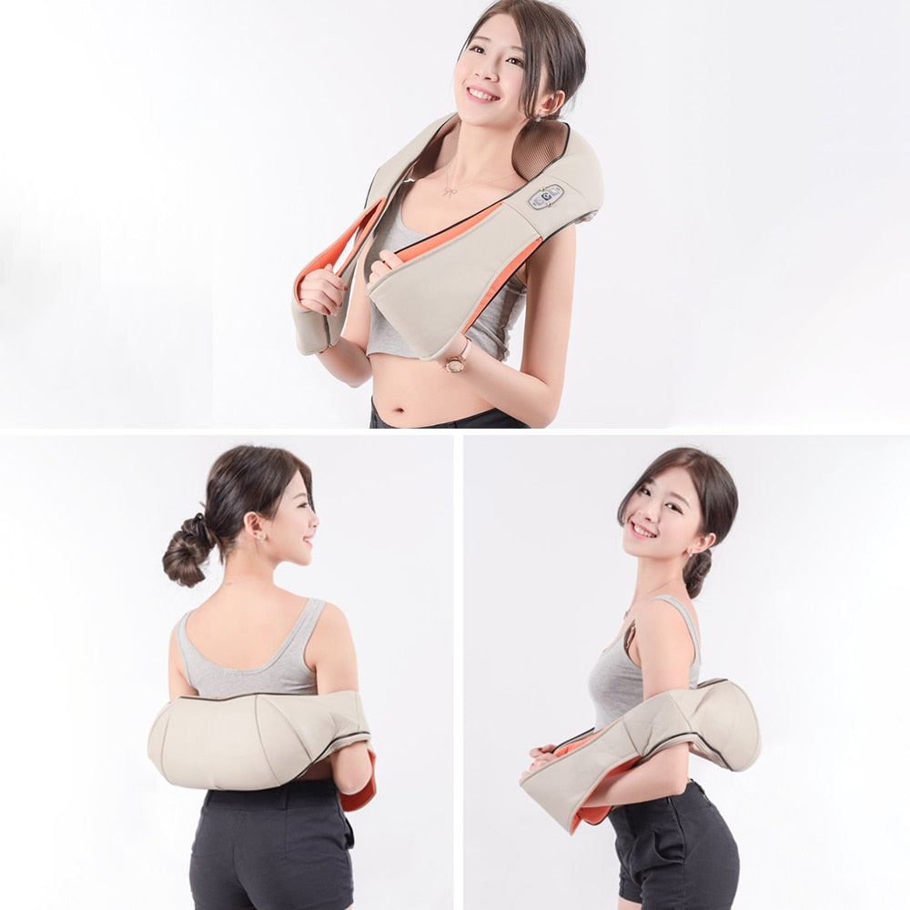 Neck Protection Kneading Heating Shoulder And Neck Massager