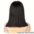 Straight Bob Human-Hair 4x4 Lace Closure Wig in Black with 8, 12, 14 or 16-Inch Length Options — image 20