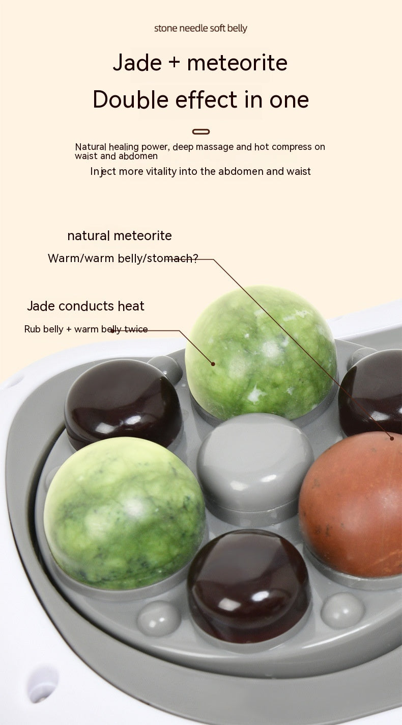 Stone Abdominal Back Waist Neck Massager