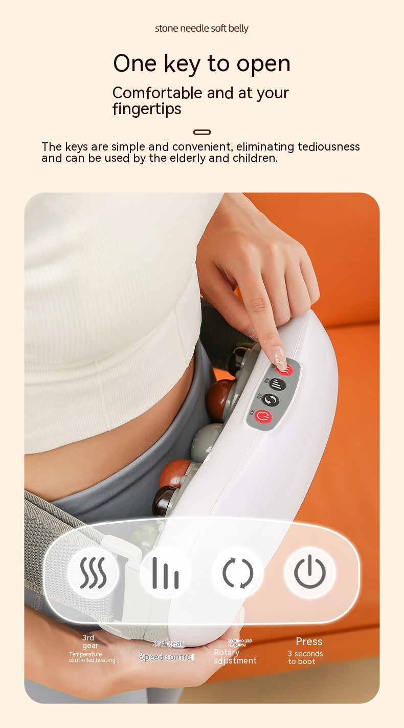 Stone Abdominal Back Waist Neck Massager