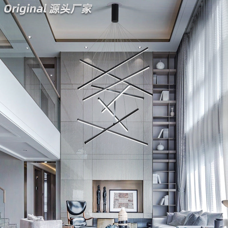Modern Simple Atmosphere Light Luxury Small Apartment Pick High School Empty Lamps Chandelier