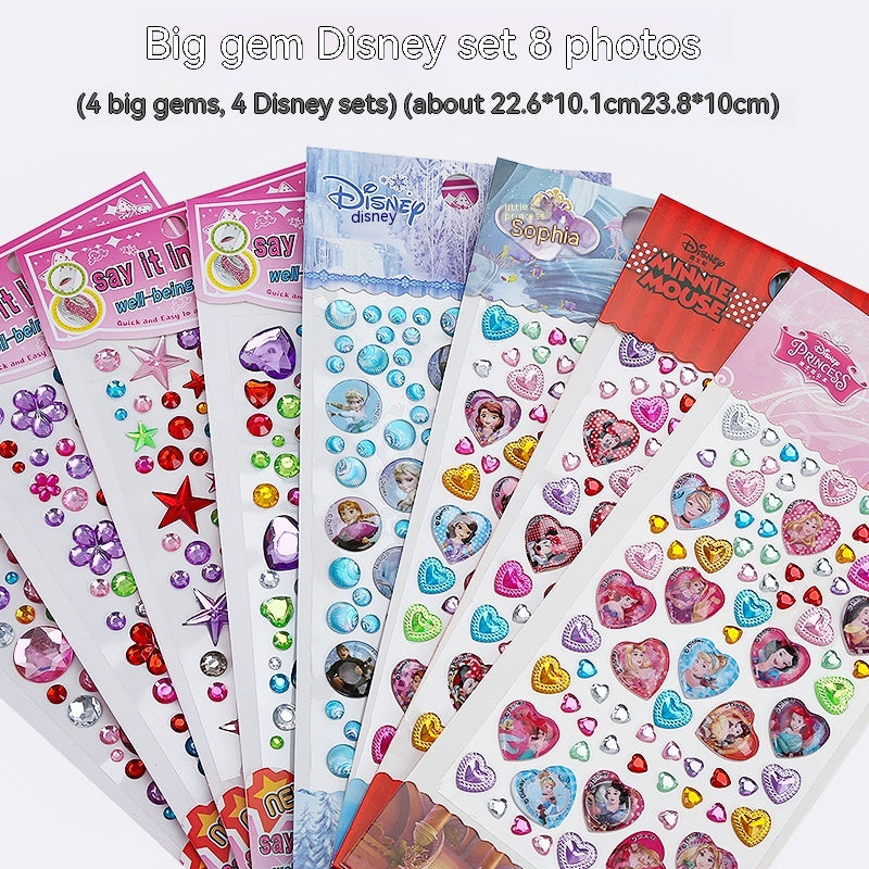Kids Stickers Reward Diamond Stereo