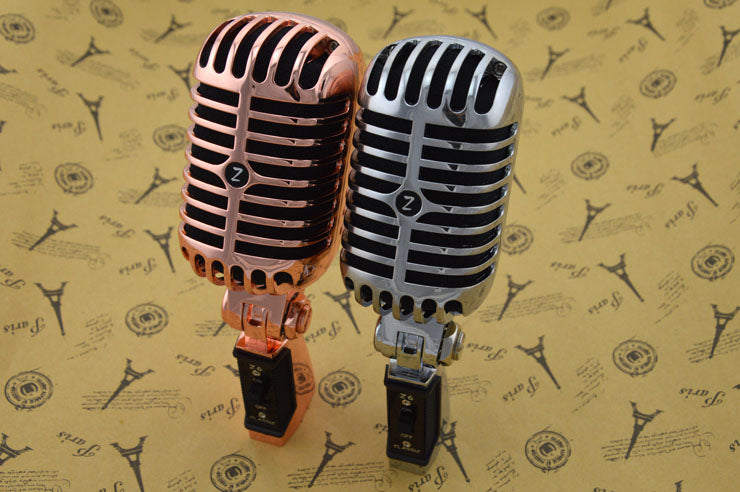 Rocking Retro Microphone Z6 KTV Karaoke Classical Microphone Jazz Microphone