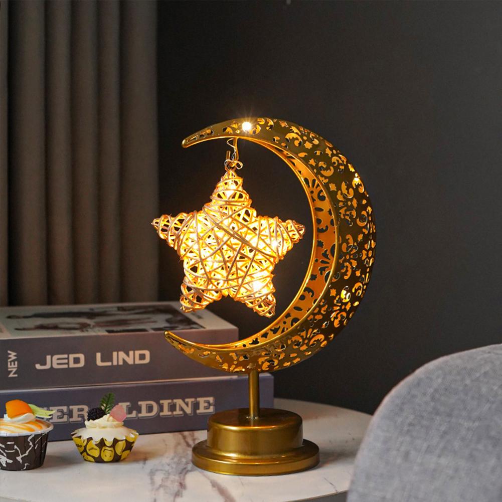 LED Modeling Lamp Creative Personality Iron Moon