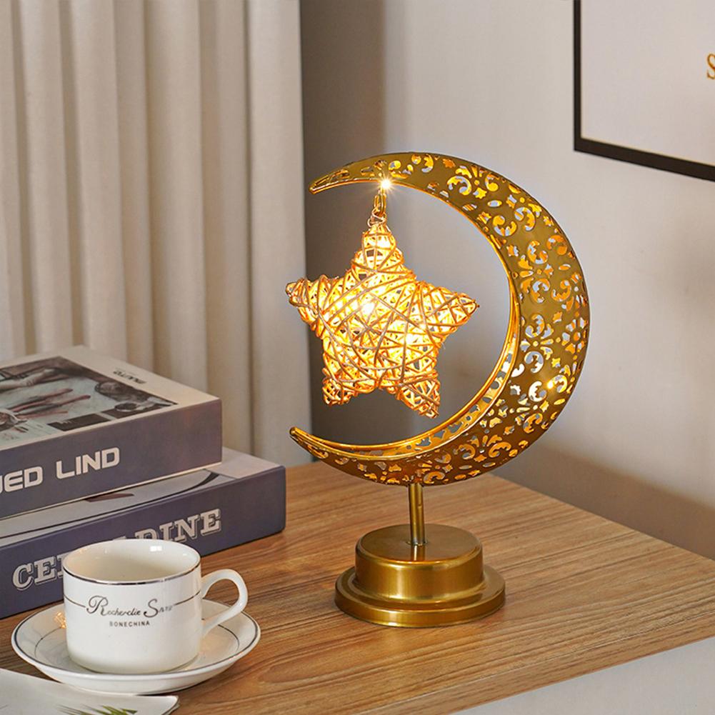 LED Modeling Lamp Creative Personality Iron Moon
