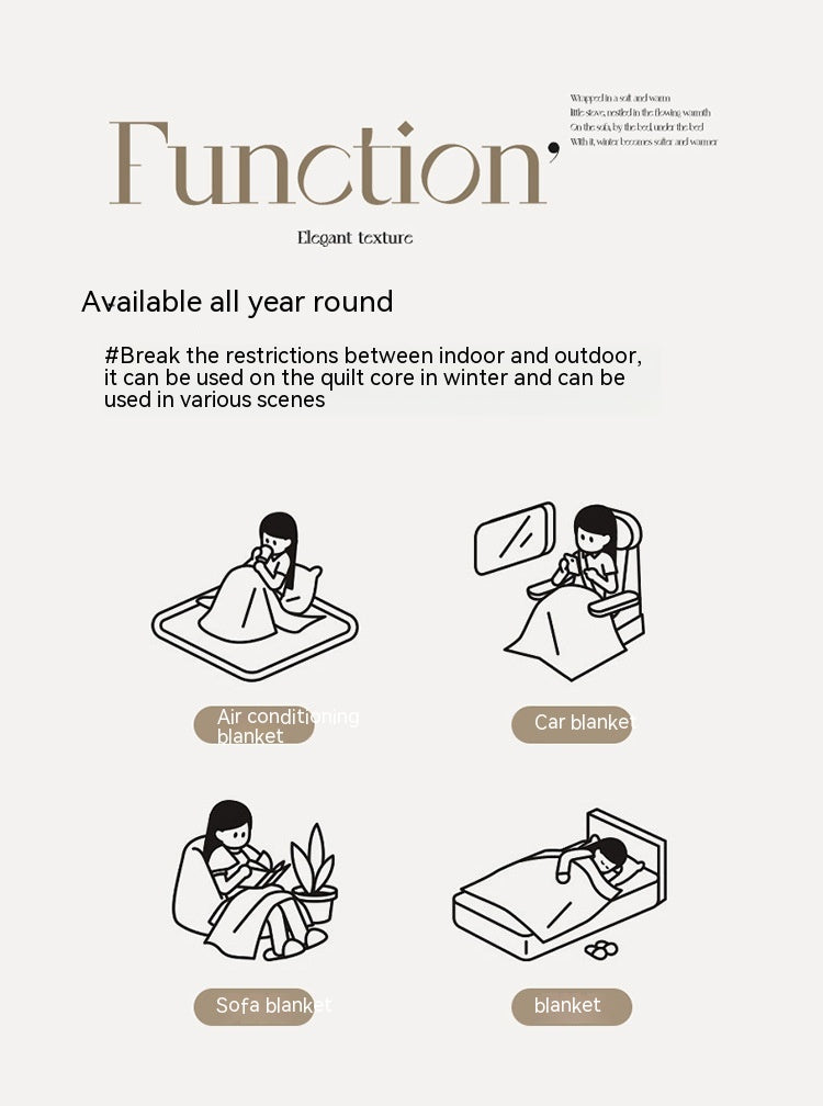 Soft Wind Bubble Velvet Blanket Warm Solid Rabbit Fur Blankets Double-sided Thickening Cover Throw Warm Fur Blanket