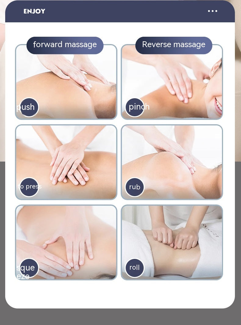 Household Cervical Vertebra Back Dredging Hot Compress Massager