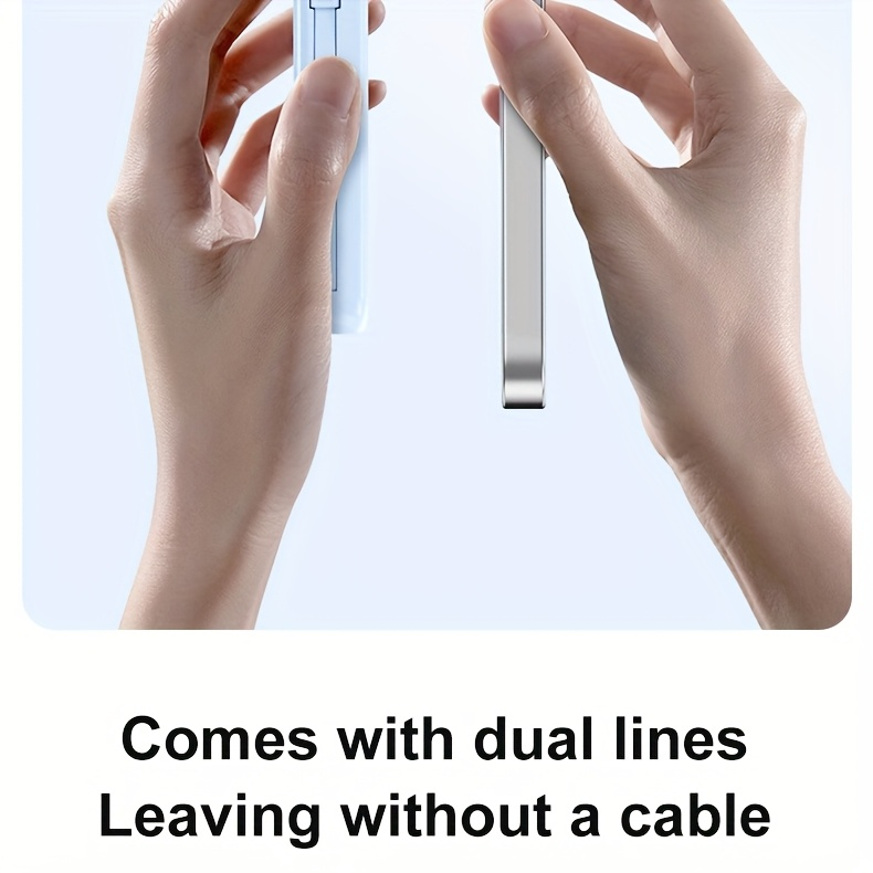 10000mAh Mobile Power, 22.W Magnetic Charging Treasure, Comes with Convenient Dual Cable, with LED Power Display — image 17