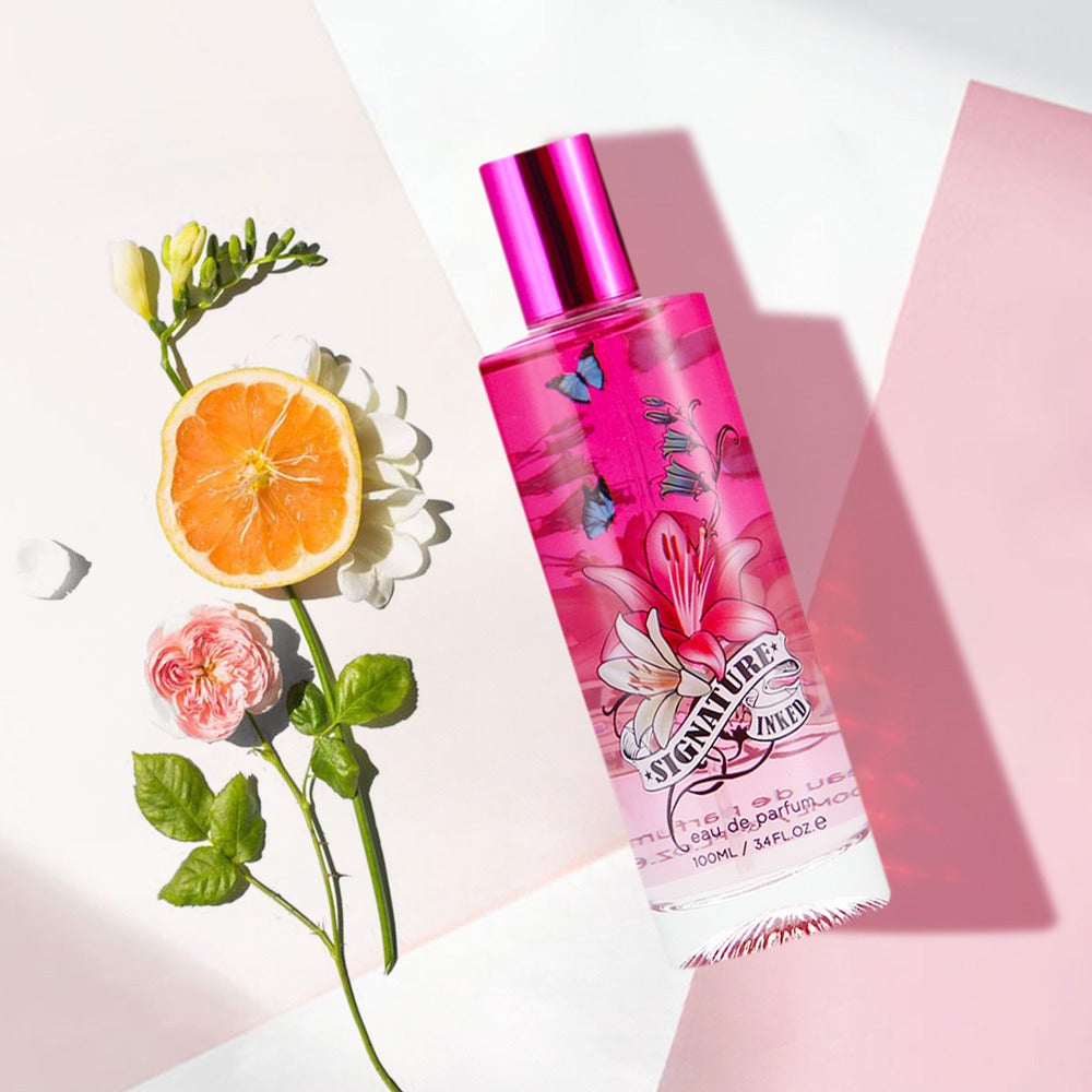 Eau de Parfum Fruity Collection for Women 100ml in Pink Bottles with 4-Note Source Profile — image 11