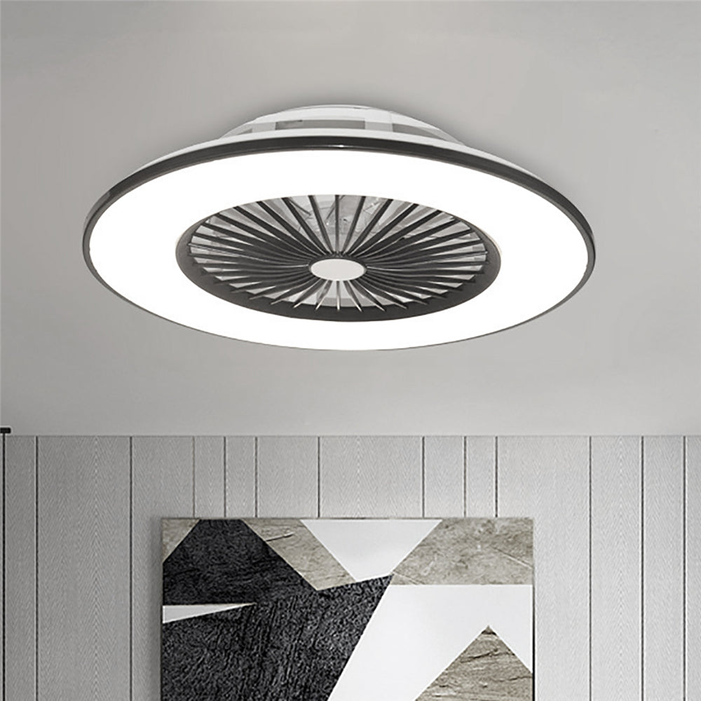Smart Bedroom Ceiling Fan Lamp LED Ceiling Fan Lights