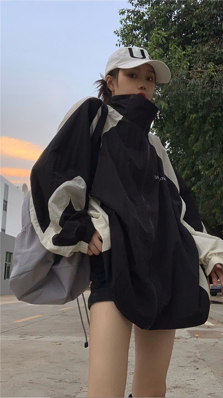 Sun Protection Clothing For Women Retro Workwear Outdoor Jacket Coat