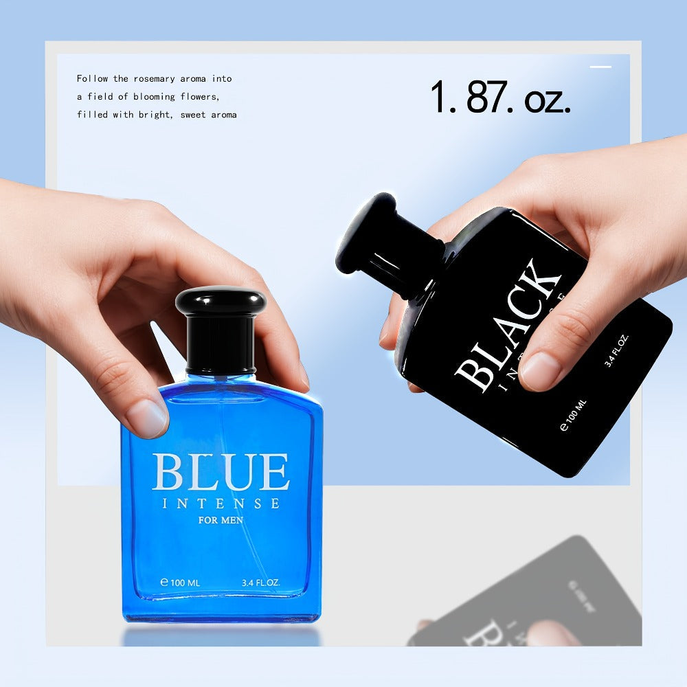Men's Eau de Toilette Spray - Blue Woody Masculine Fragrance EDT Cologne for Men Daily Use Dates Parties Holiday Gift — image