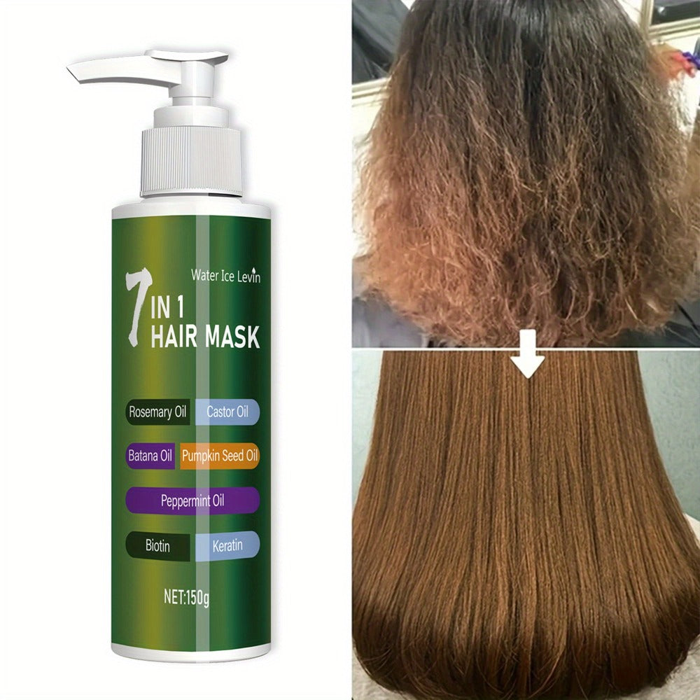 150g 7-in-1 Hair Mask in Green Pump Bottle, Offered in Single-Bottle or Two-Bottle Quantity Options — image 10