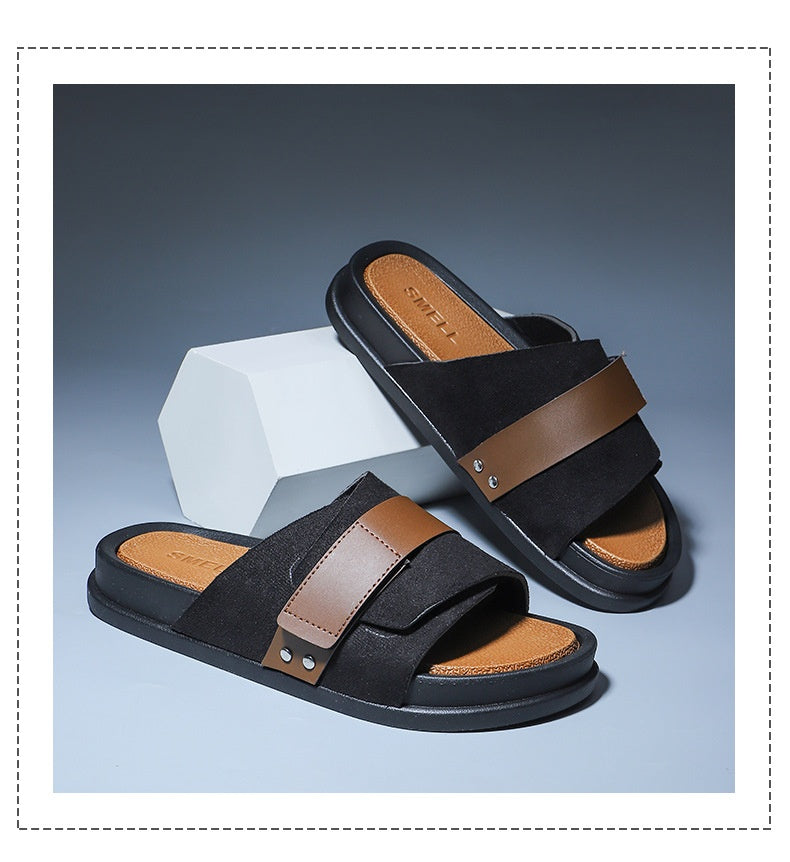 Outer Wear Home Bathroom Non-slip Platform Slippers