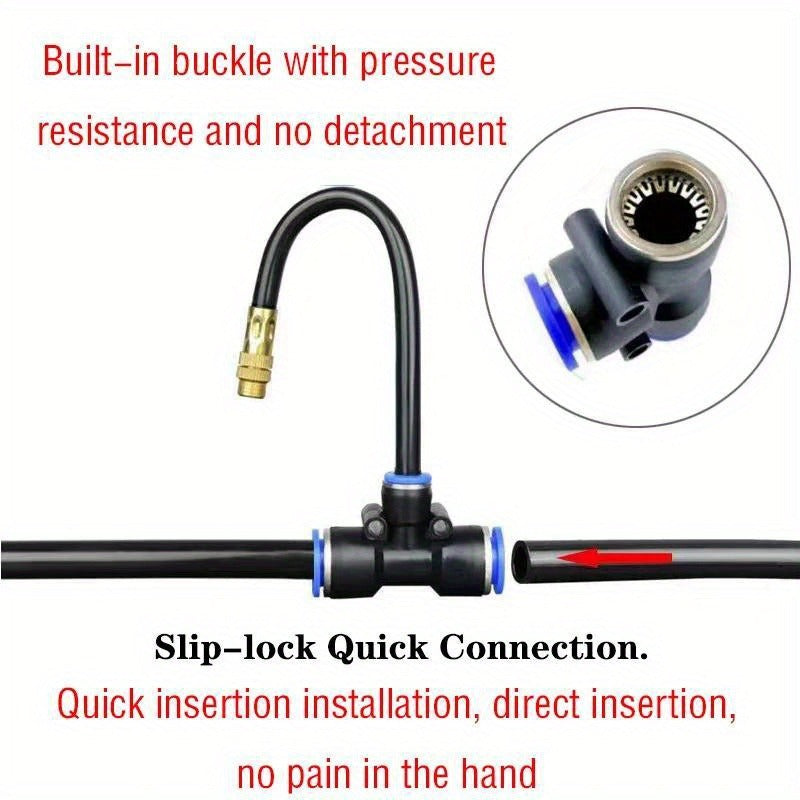 Garden Sprinkler Kit Rotating Copper Nozzle Automatic Irrigation System for Lawn Balcony Misting — image 17