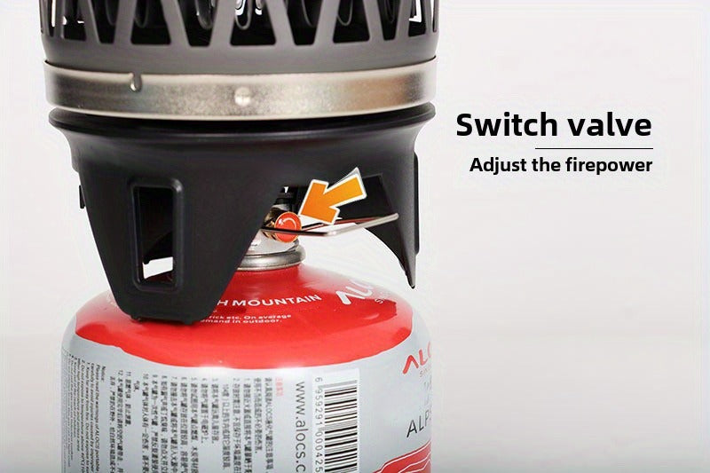 Camping Stove System 2pcs Set, Portable Propane Burner & Pot for Hiking Backpacking Outdoor Cooking — image 18