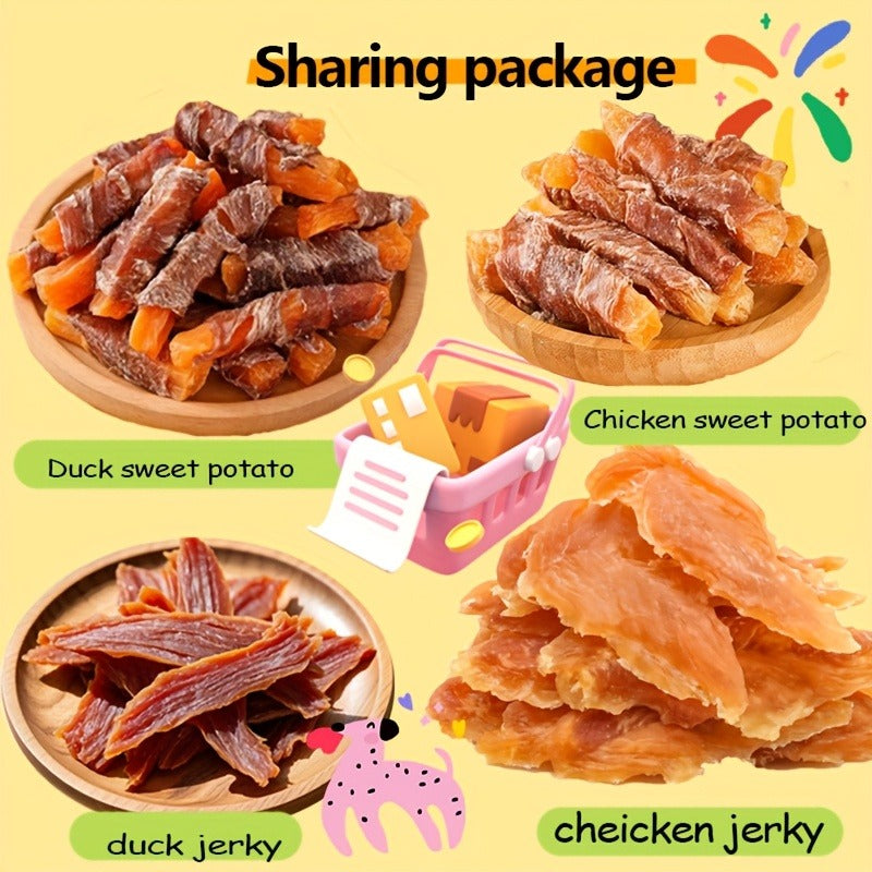 Dog Treats Mixed Chicken, Duck and Sweet Potato Chew Assortment with Four Retained Combination Options — image 24