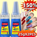 Nail Glue Set, TrendReady 401 25g Bottles in 1+1, 3+1, 5+1 or 7+1 Pack Options with Pointed Nozzles — image 16