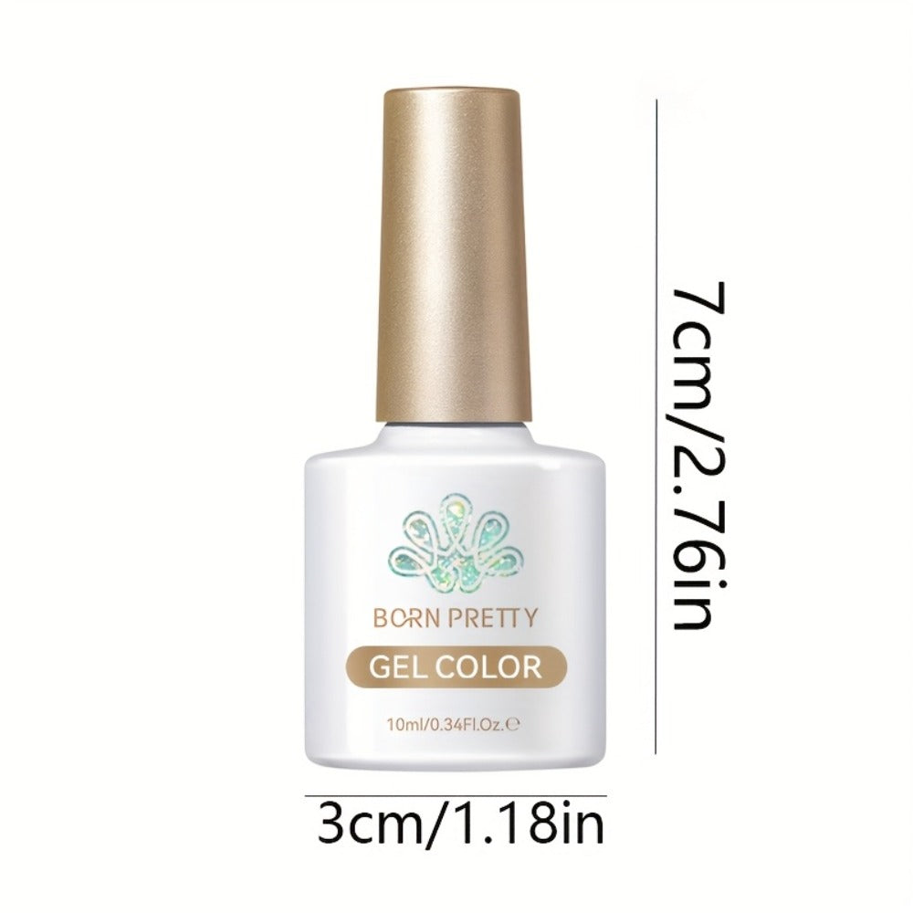 Gel Nail Polish 6-Color 9D Polaris Magnetic Set with Six 10ml Glass-Water-Light Shades for Nail Art — image 4
