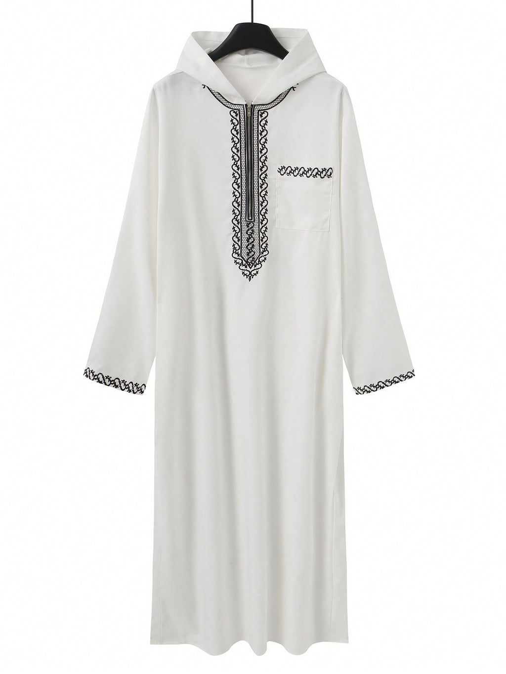 New Men's Loose Hooded Robe