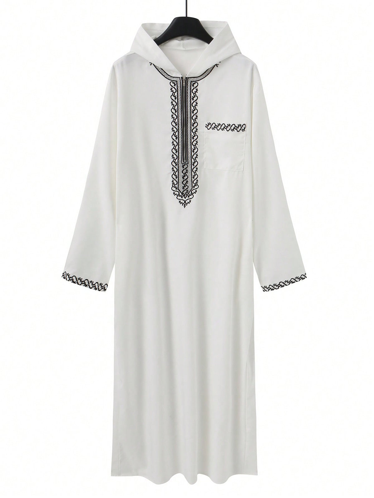 New Men's Loose Hooded Robe