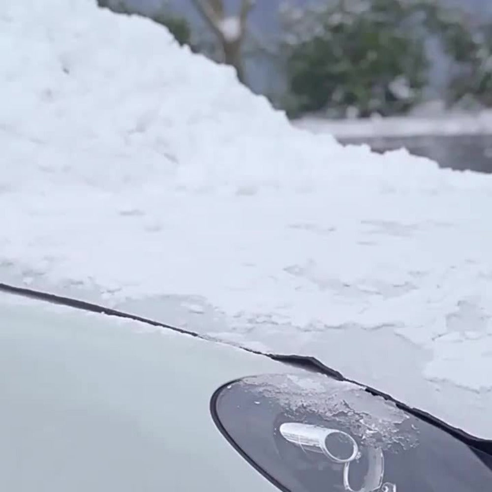 Windshield Snow Cover & Sun Shade Universal Fit – Thickened All-Season Front Window Frost Ice Guard & UV Sunshade Protector f