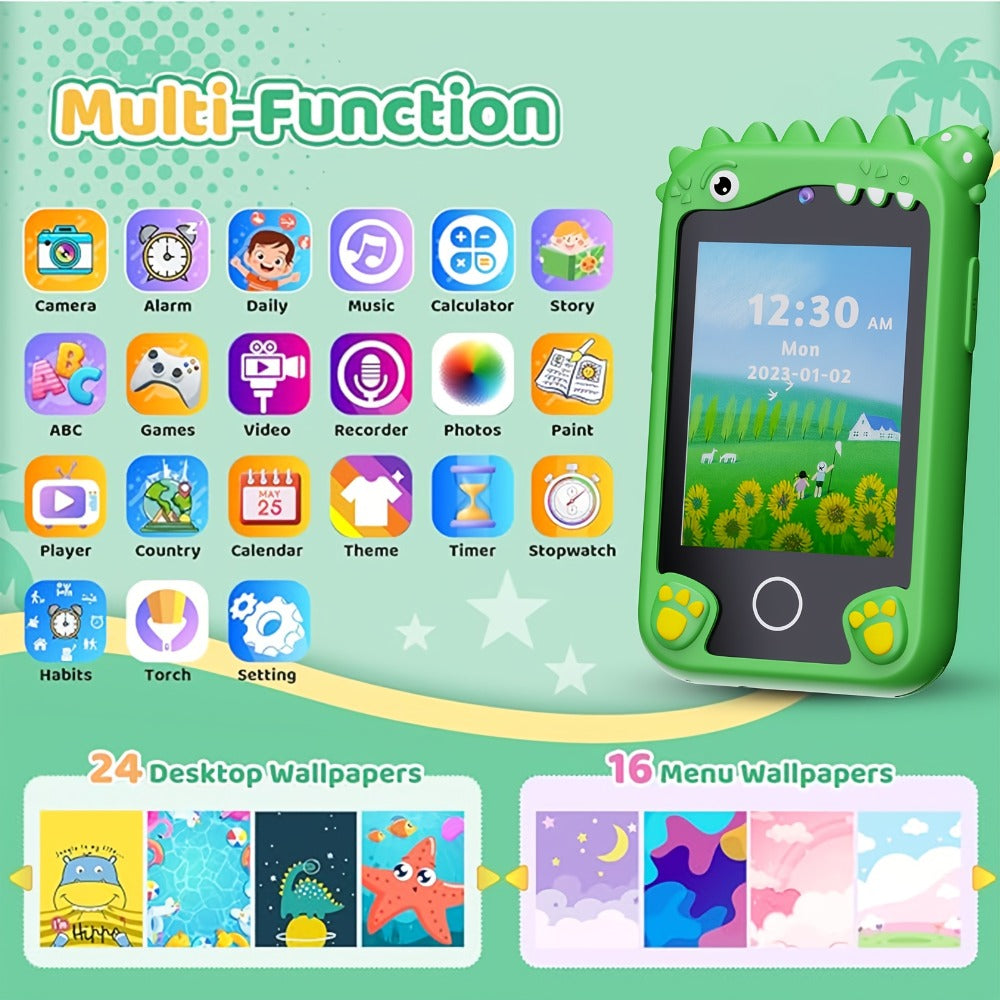 Explorer Toy Phone in Pink, Purple or Green with Dual Cameras, Touchscreen Interface and 8GB Label — image 11