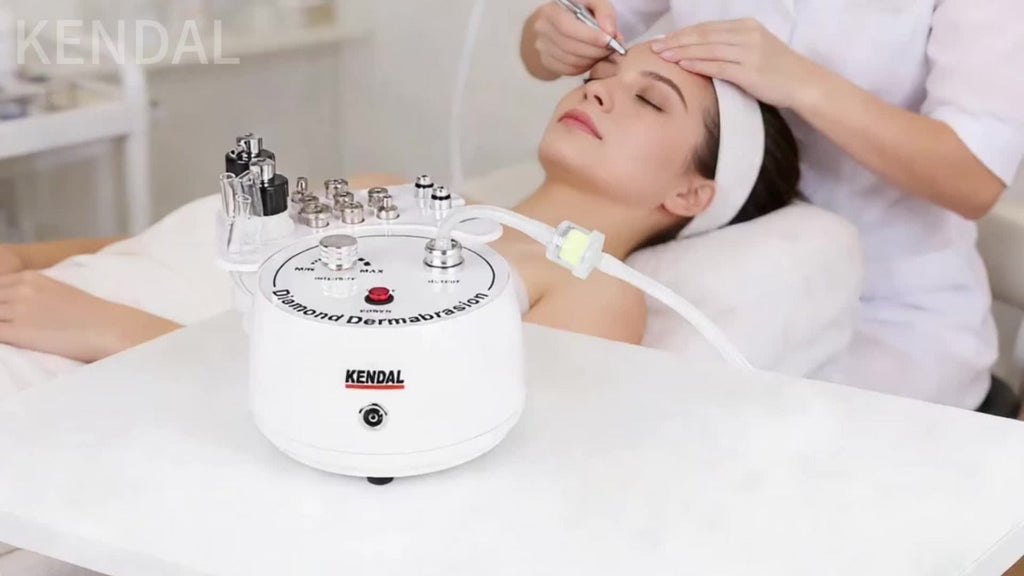 Microdermabrasion Machine Professional 3-in-1 Dermabrasion Vacuum Spray Facial Device for Bath Time, Home Spa and Personal Ca